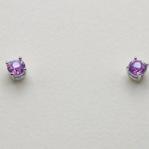Swarovski - Purple Stud Earrings NEW IN BOX #5639135